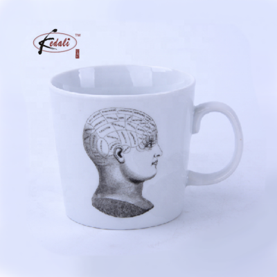 character design 240ml white ceramic mug