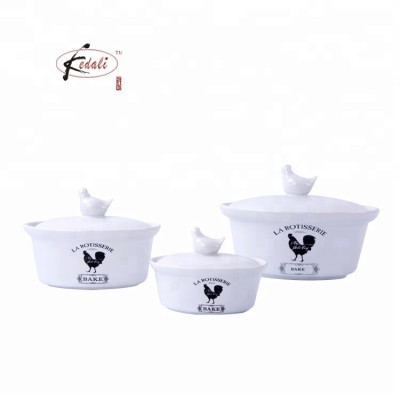 Chaozhou kitchen decal hot pot ceramic casserole set