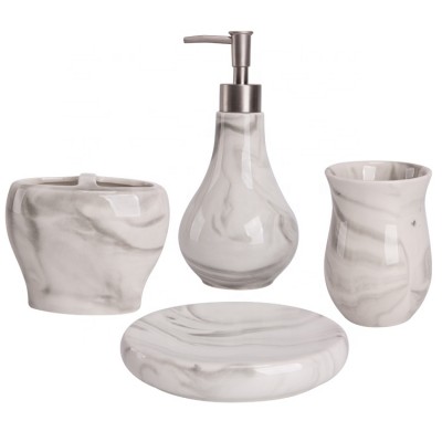 New Arrival Marble Bathroom Accessory Set